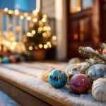 outdoor front porch in winter