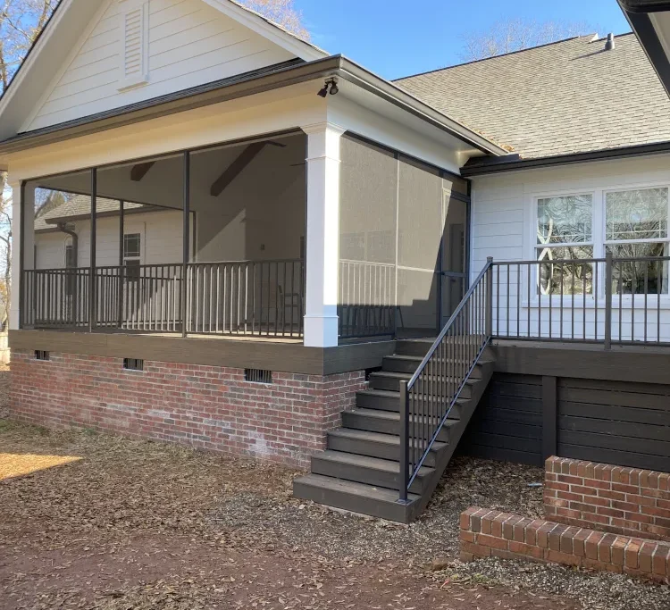 fixed screened in porch